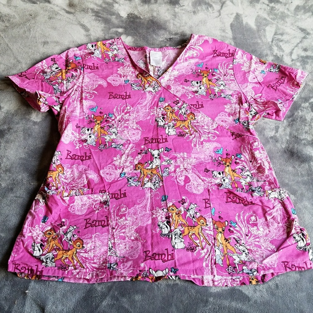 Disney Scrub Top